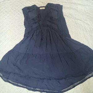 Lucky Brand Blue Dress with Slip